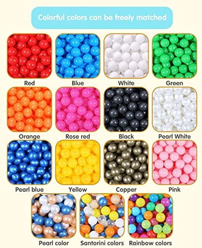 GUESVOT 100pcs 22 Inch BPA Free Ball Pit Balls Set for Toddlers