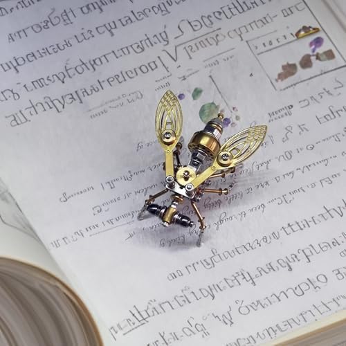Lovewenying Steampunk Mechanical Insect Puzzle Kit