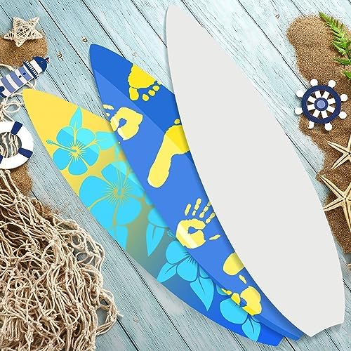 Libima 36 Pcs DIY Paper Surfboards for Kids Summer Crafts