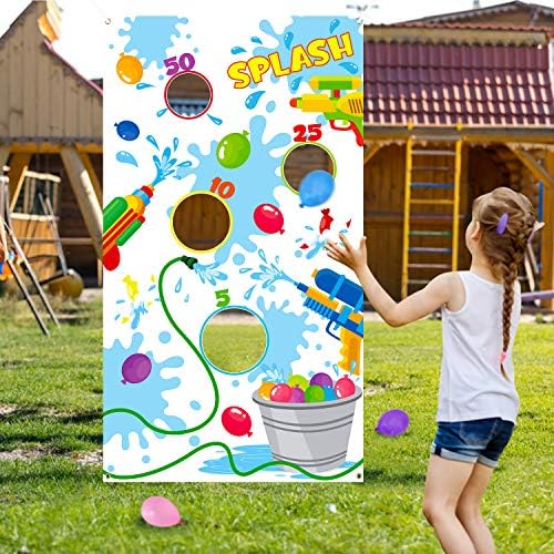 Toss Game Banner for Water Balloons