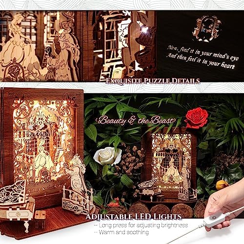 Beauty and The Beast 3D Puzzle Nightlight LED