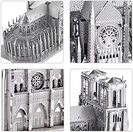 Piececool 3D Metal Puzzle Notre Dame Cathedral