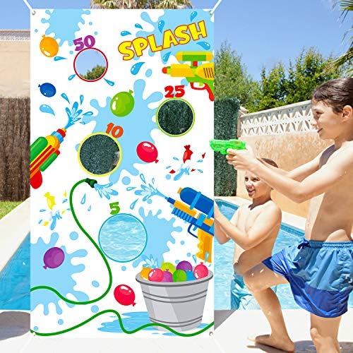 Toss Game Banner for Water Balloons