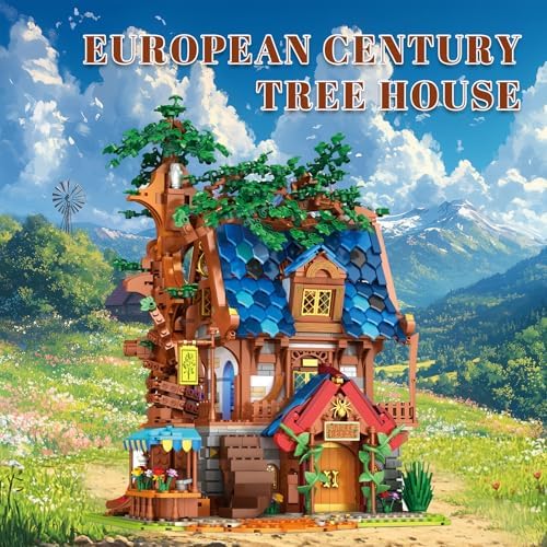 Medieval Tree House Lighting Building Block Set