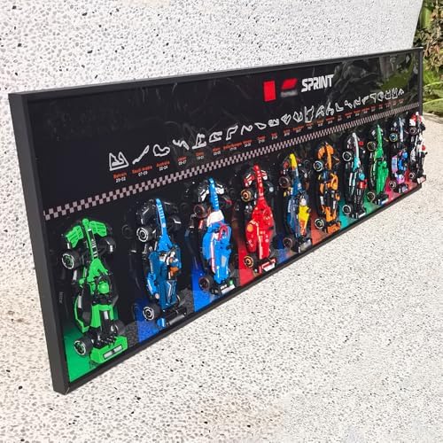 Lego Speed Champions Display Wallboard - 10 Sets Storage Frame