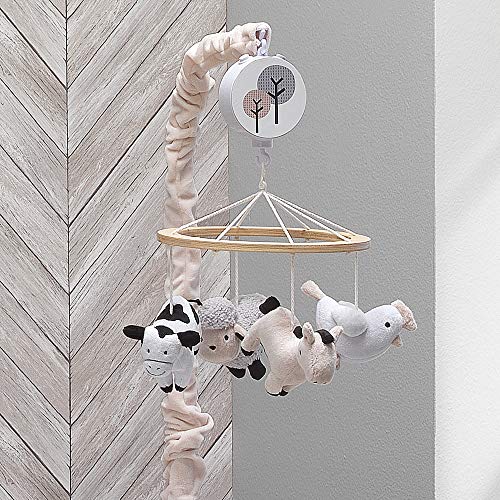 Lambs Ivy Baby Farm Animals Musical Mobile Soother Toy