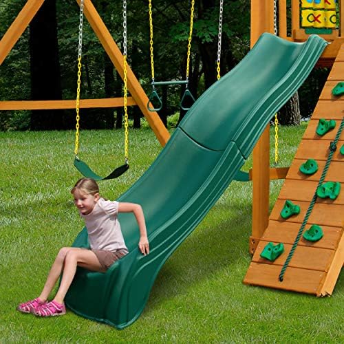 Swing-N-Slide WS 5033 Olympus Wave Slide for 5 Deck Green