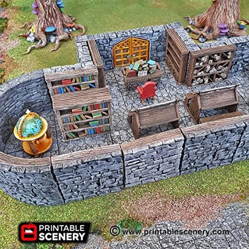 3DEGOS DD Terrain Library Furniture Set 28mm