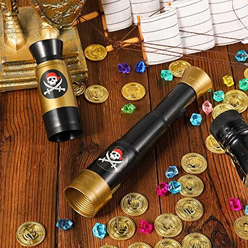 2 Pieces Retro Pirate Telescope Toy for Kids