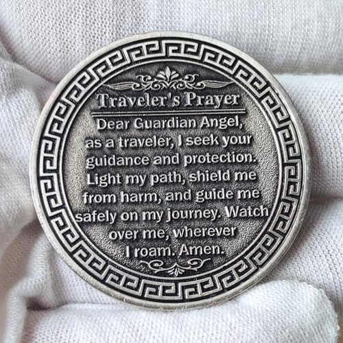Guardian Angel Challenge Coin 157 Inch Zinc Alloy
