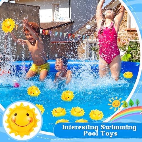 Jexine 24 Pcs Inflatable Beach Balls for Kids