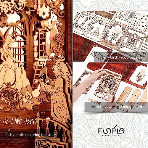 Beauty and The Beast 3D Puzzle Nightlight LED
