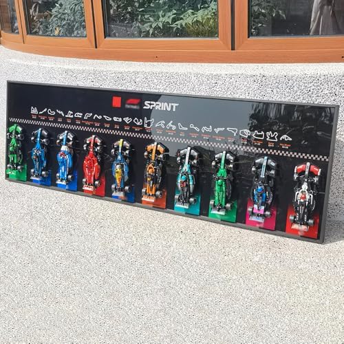 Lego Speed Champions Display Wallboard - 10 Sets Storage Frame