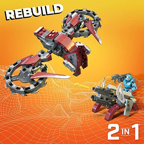 Halo Infinite Chopper Takedown Motorcycle Building Set